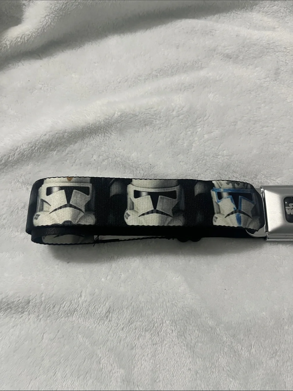 Buckle Down Bot’s Star Wars Storm Trooper Seatbelt style belt